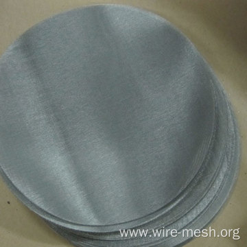 High Permeability Black Iron Wire Mesh Filter Discs